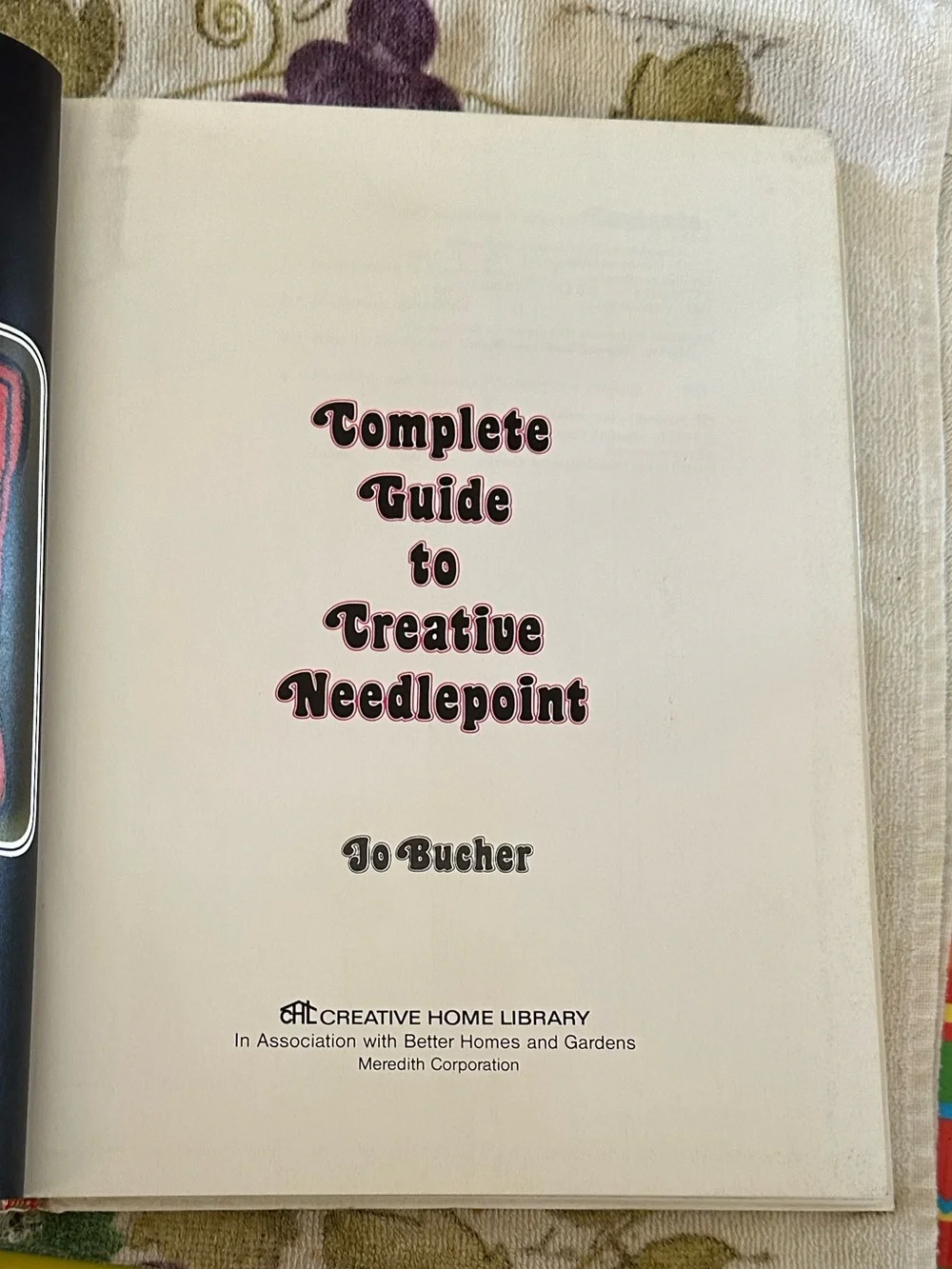 Complete Guide to Creative Needlepoint by Jo Bucher